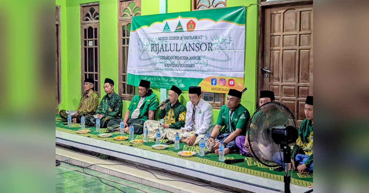 GP Ansor Ranting Sugihan Peringati Harlah ke-92 dengan Istighotsah dan Penguatan Loyalitas Kader