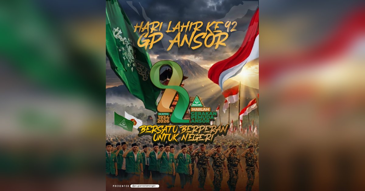Peringati Harlah ke-92, PC GP Ansor Lamongan Gelar PKL dan Apel Pasukan di PP Roudhotut Tulab Sendangduwur